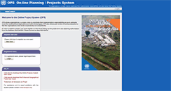 Desktop Screenshot of ops.unocha.org